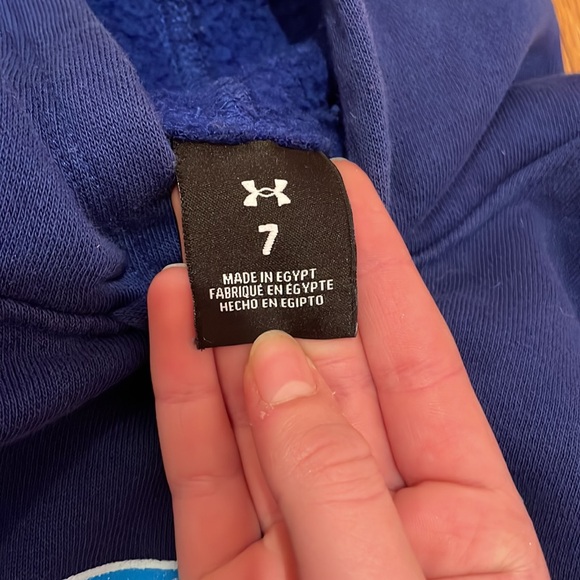 Boys blue under armor sweatshirt - Picture 4 of 4